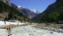 Chardham Yatra - Bhagirathi River at Gangotri
