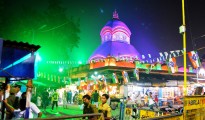 The Kalighat Mandir at Night