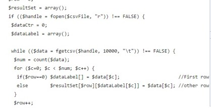PHP CSV Array