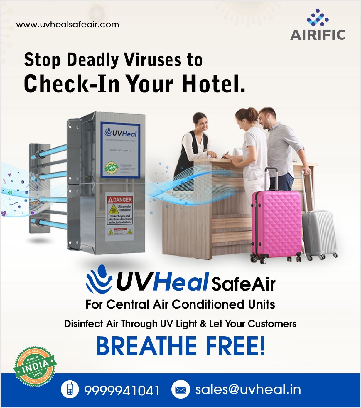 Air Disinfection Industry-UV Heal